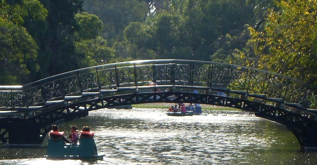 Parque Tres de Febrero - paddle boat lakes
