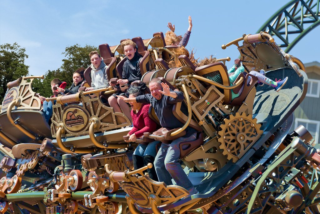 Silver Dollar City, Branson, Missouri - thrilling roller coasters