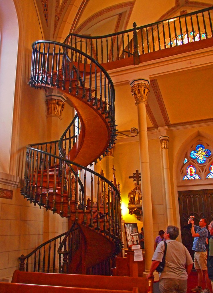 The mysterious spiral staircase in the Loreto Chapel