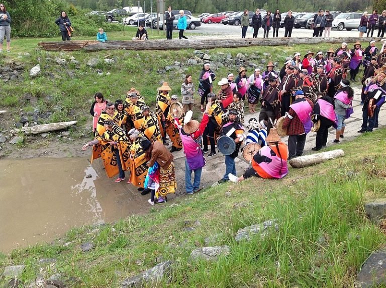 Fish harvest festival in the Philippines