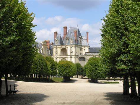 Fontainebleau - chateau surrounded by forests 