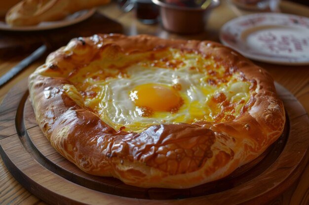 khachapuri (cheese-filled bread) 