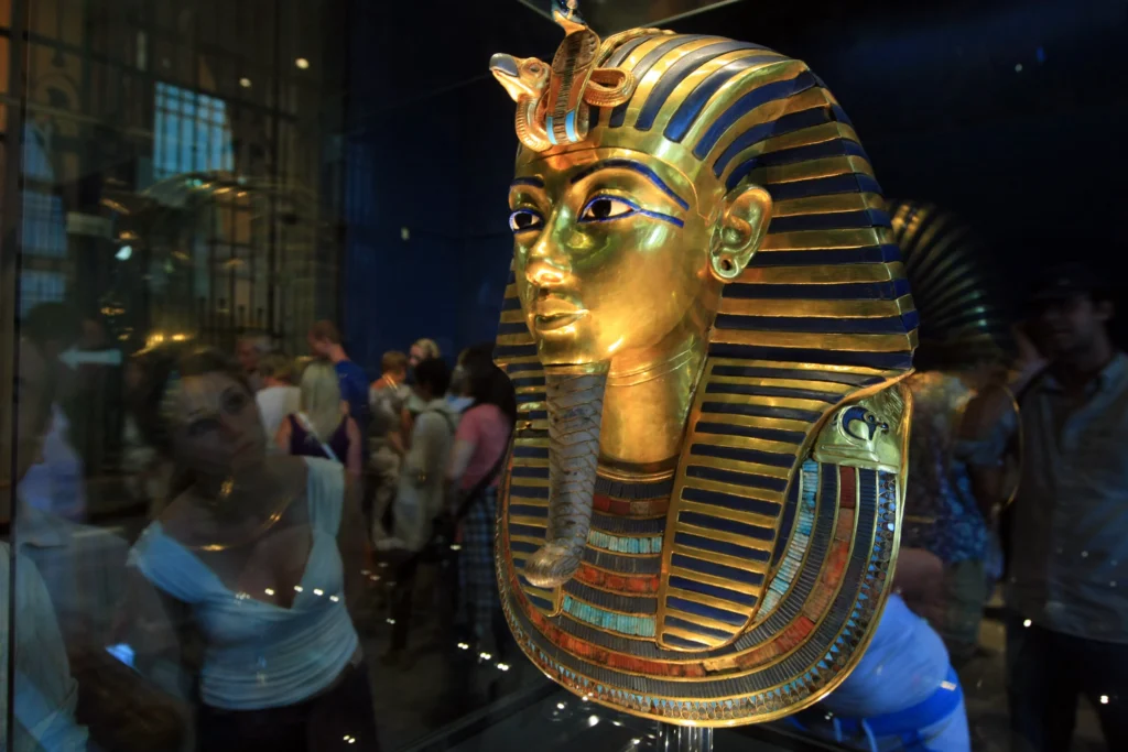 the boy king Tutankhamun's golden treasures