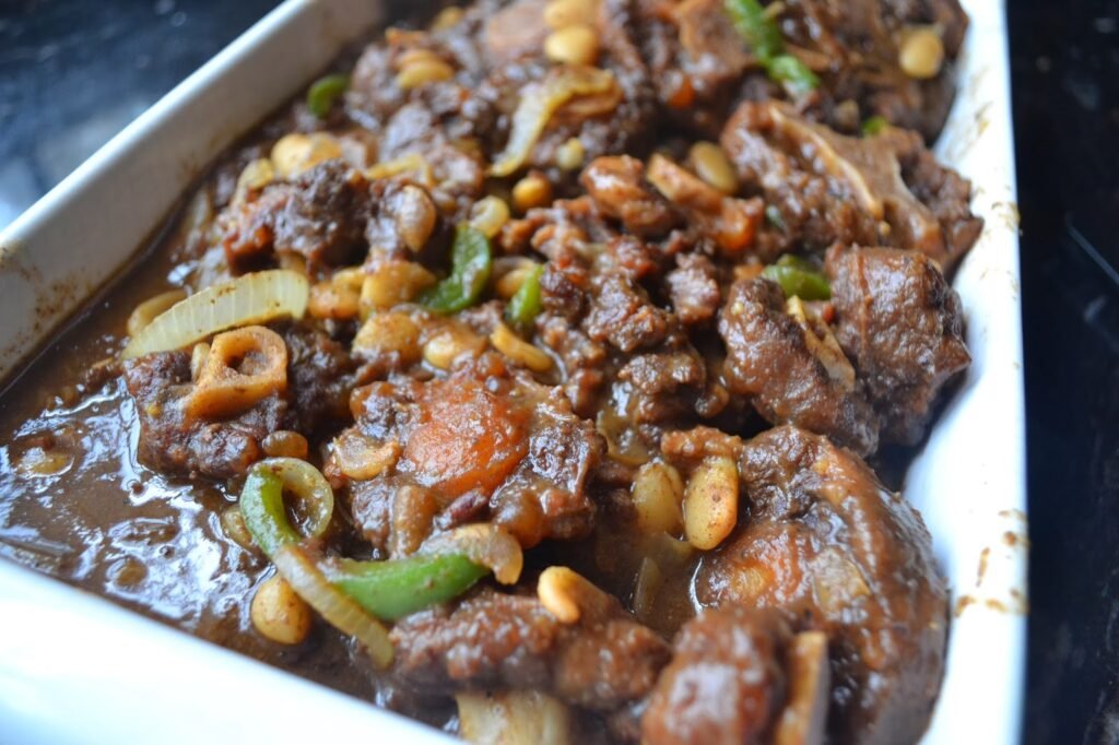 oxtail stew with peanut sauce