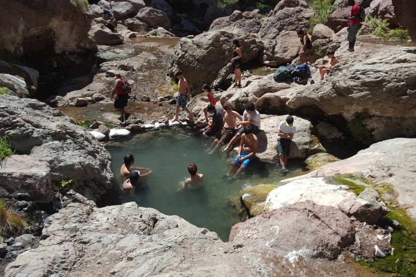 Therapeutic hot springs in Palea Kameni
