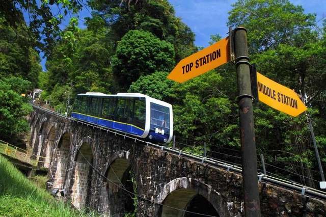 Penang Hill**: Funicular