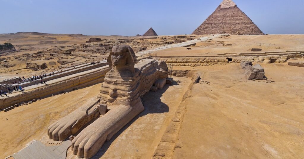 Pyramids, Sphinx