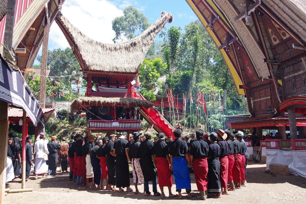 Thousands of people gather to honor their loved ones' journey to the afterlife.