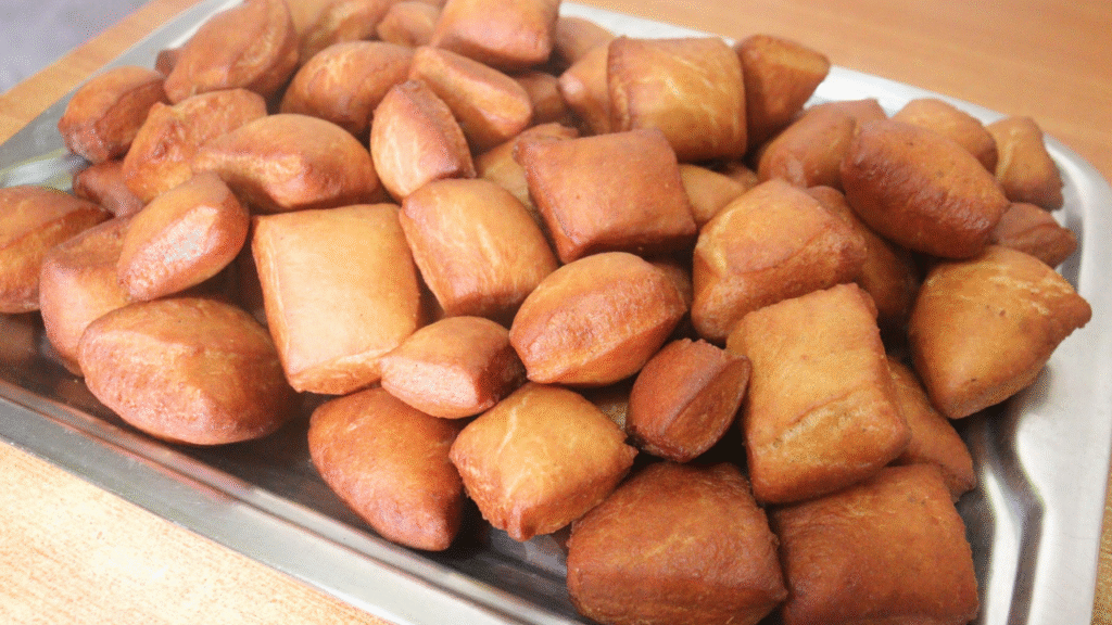  freshly baked mandazi 