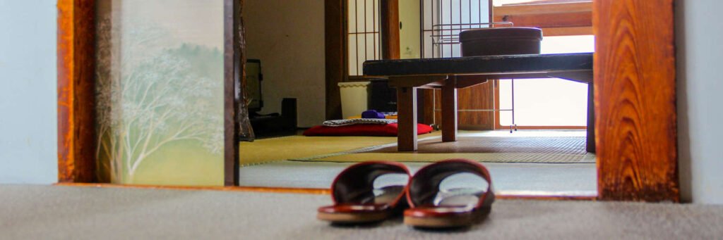 The morning routine at a traditional ryokan