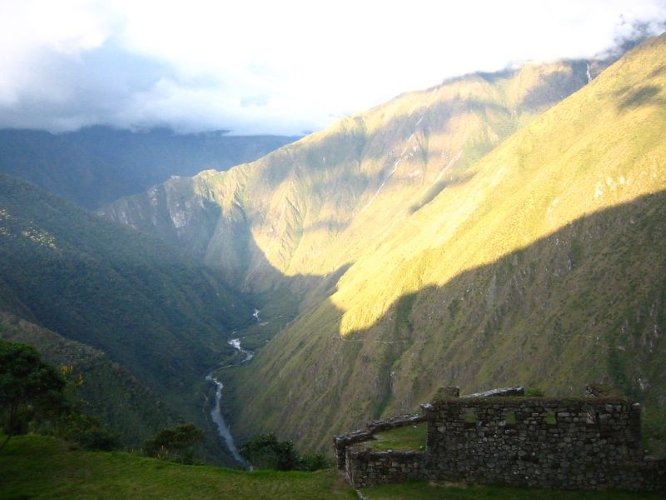 The Urubamba River carves through Peru's Sacred Valley like liquid history