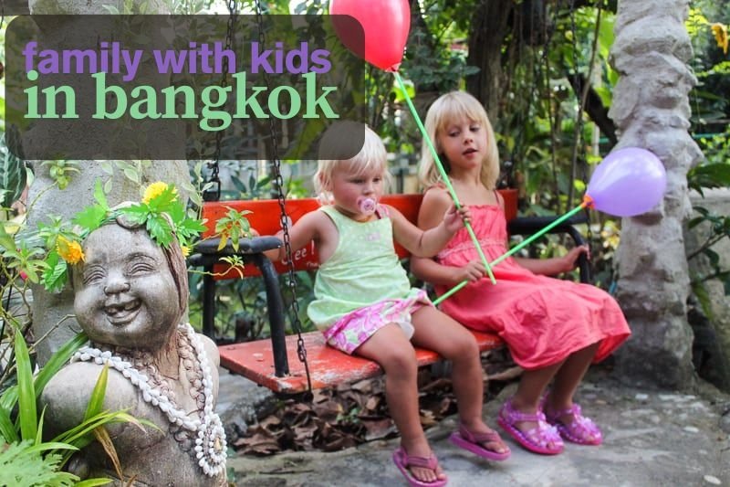 family with kids in bangkok