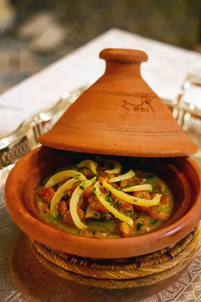Marrakech, Morocco: – tagine