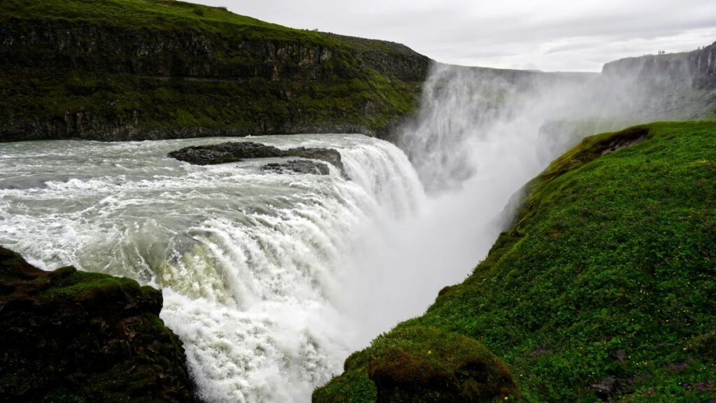 The raw power of cascading water creates a symphony that drowns out every worry