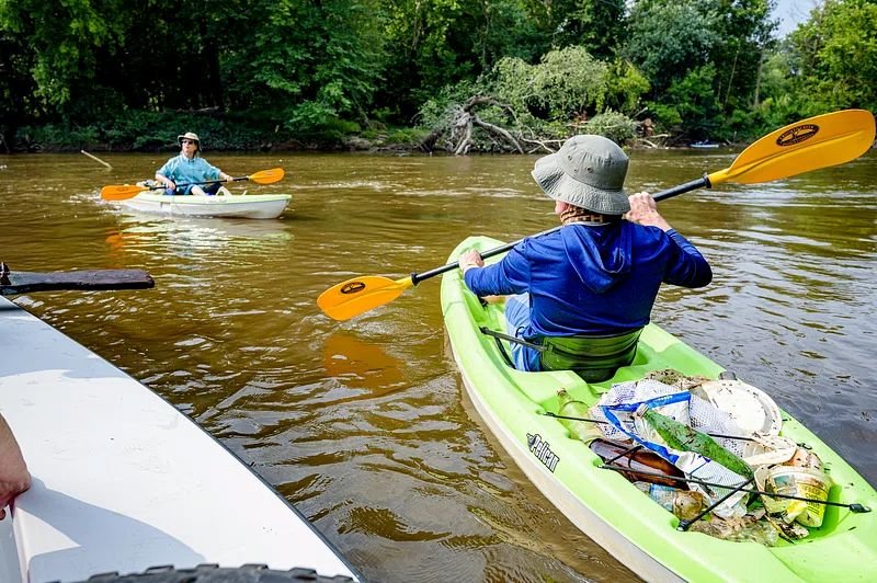The water's gentle slap against your kayak mixes with bird calls, a symphony of nature. 