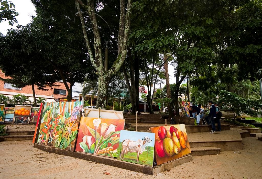 showcase emerging Colombian artists