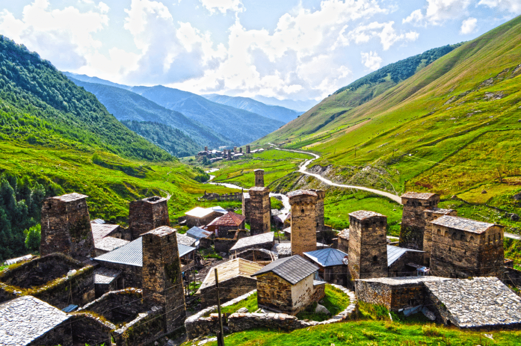 Svaneti, Georgia-the air smells of pine and baking bread.
