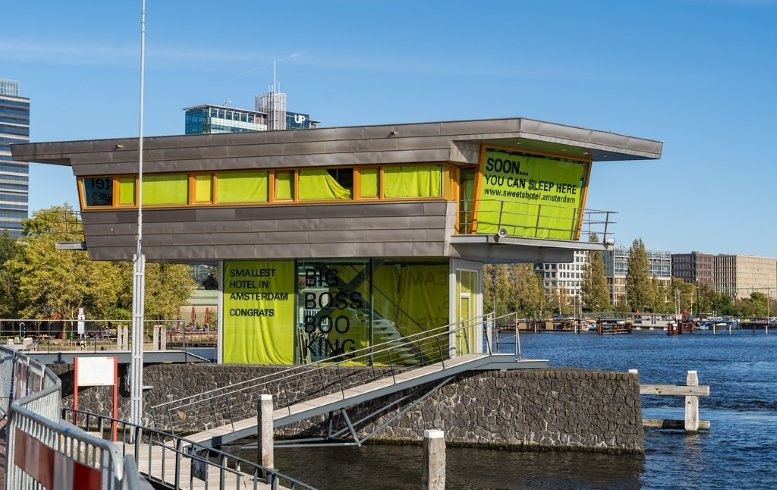 Netherland-The country hosts floating hotels