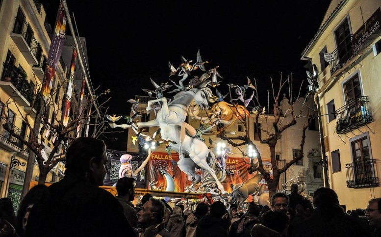The Fallas festival is a spectacular celebration of art