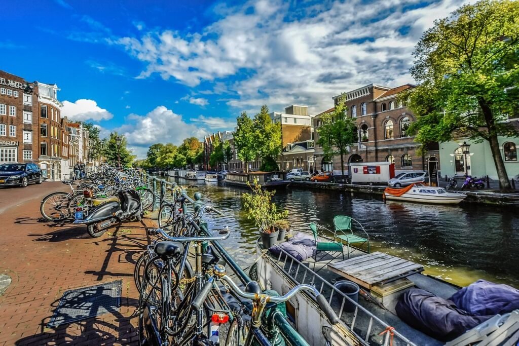 The bicycle culture in Amsterdam